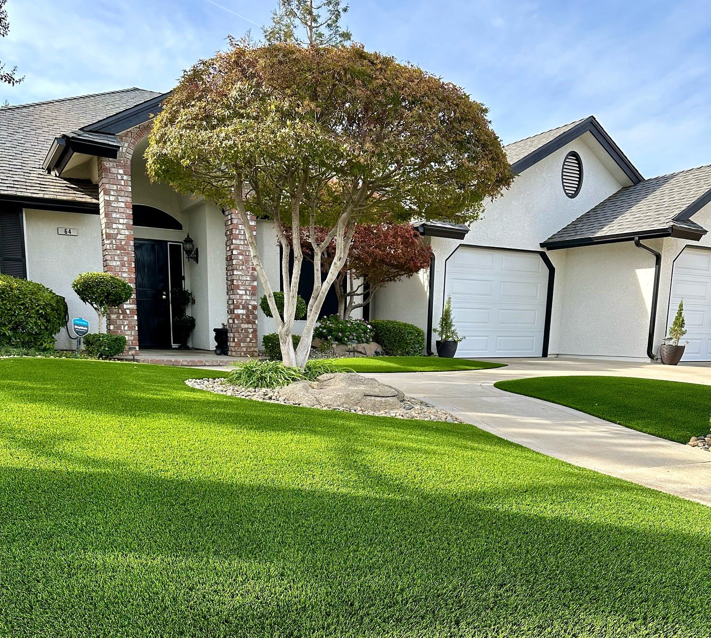artificial grass front lawn synlawn