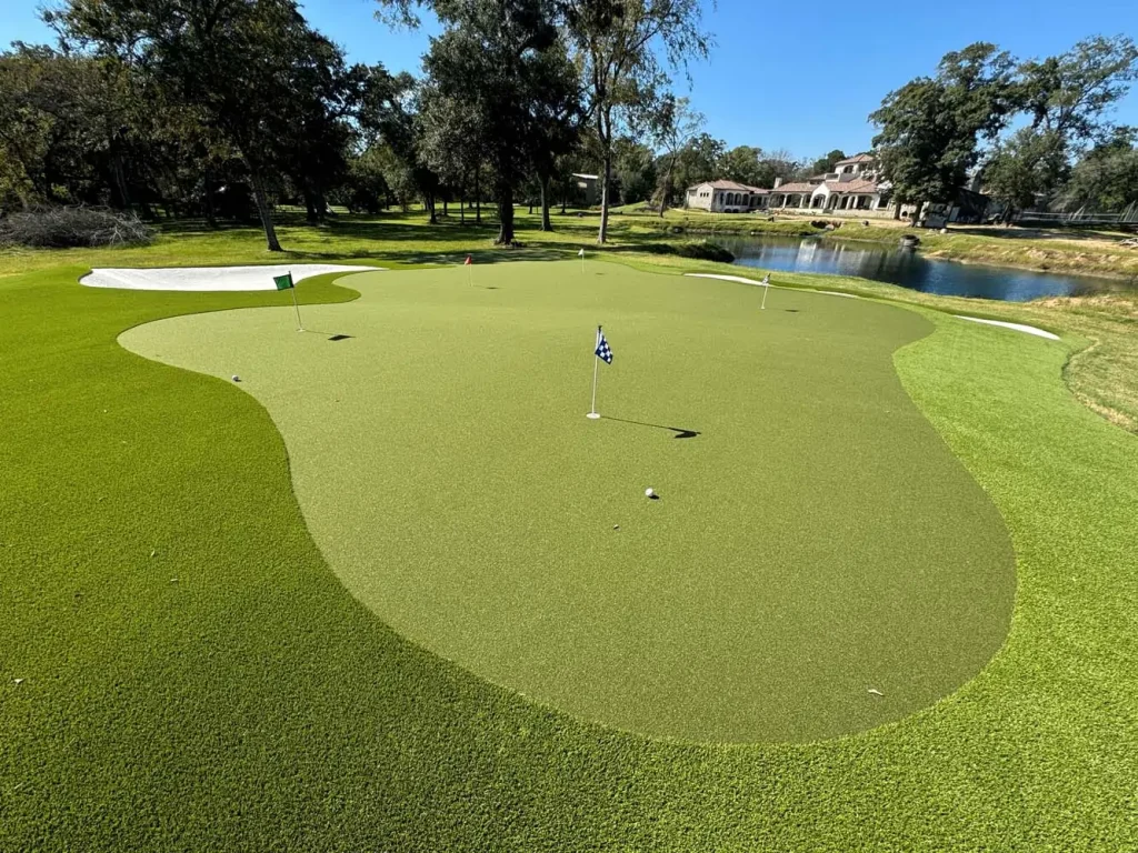 backyard putting green synlawn dallas
