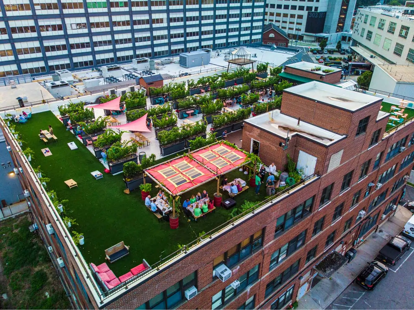 artificial grass rooftop synlawn