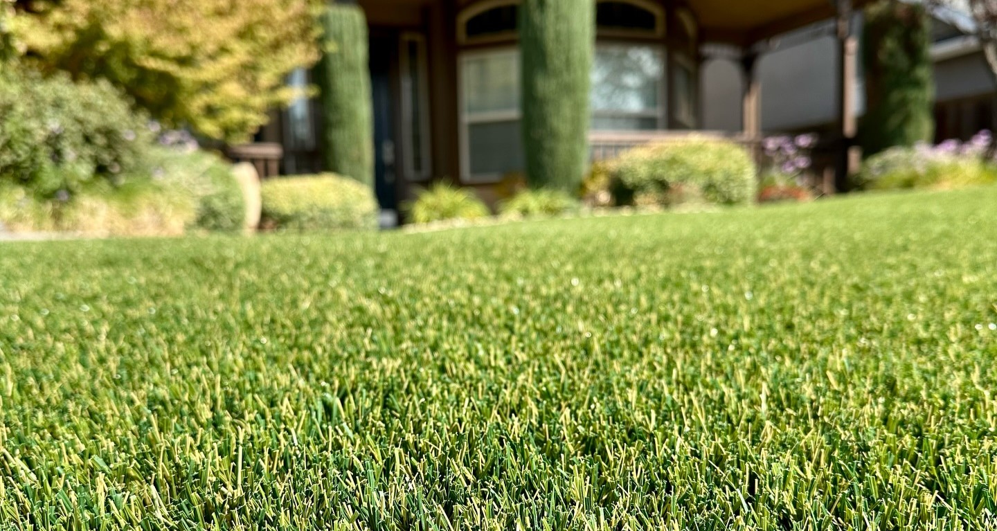 Dallas Artificial Grass Front Lawn SYNLawn