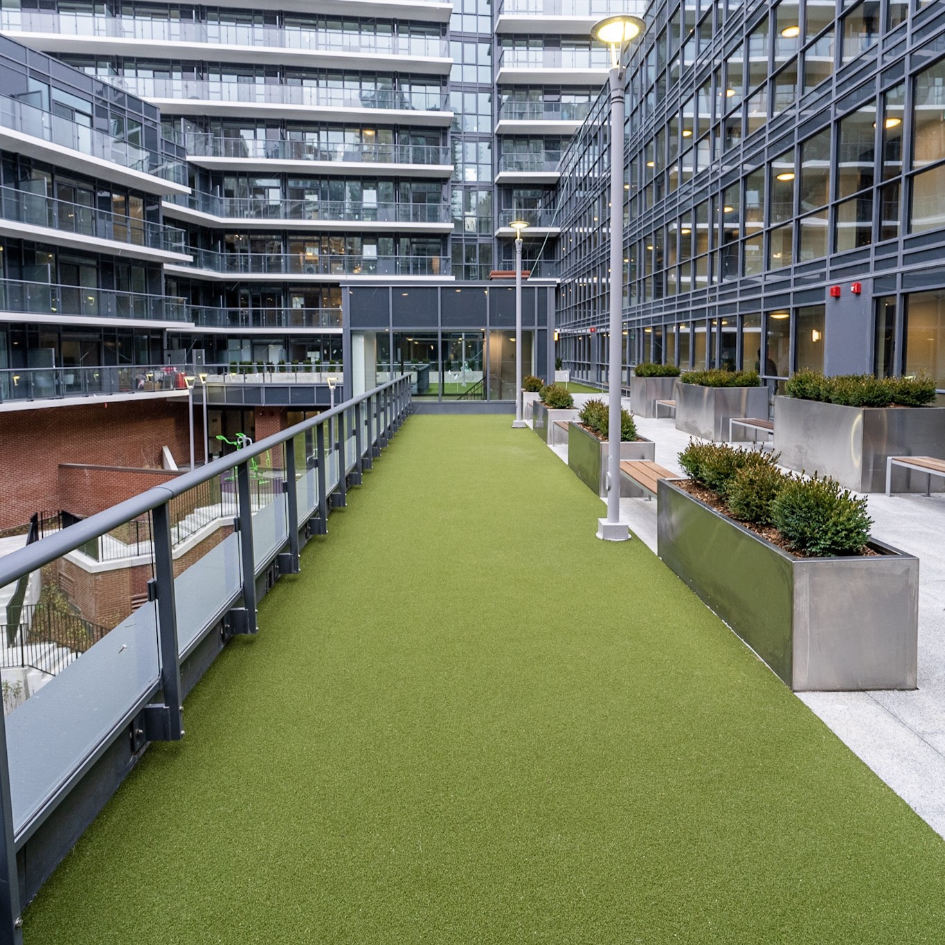 SYNLawn Rooftop Dallas Artificial Turf Installation SYNLawn Rooftop Dallas Artificial Turf Installation