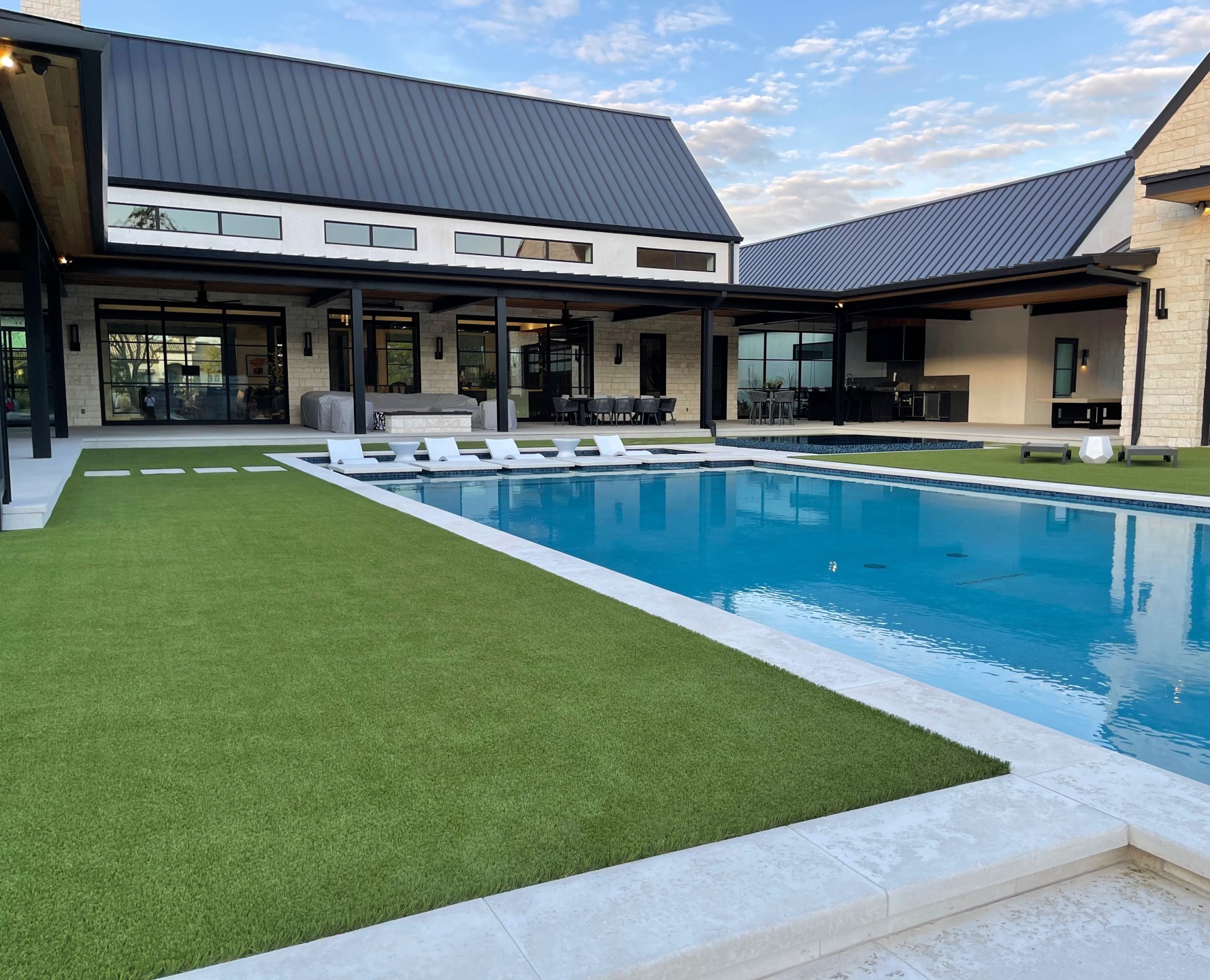 Dallas Artificial Grass Residential Pool Retreat Dallas Artificial Grass Residential Pool Retreat