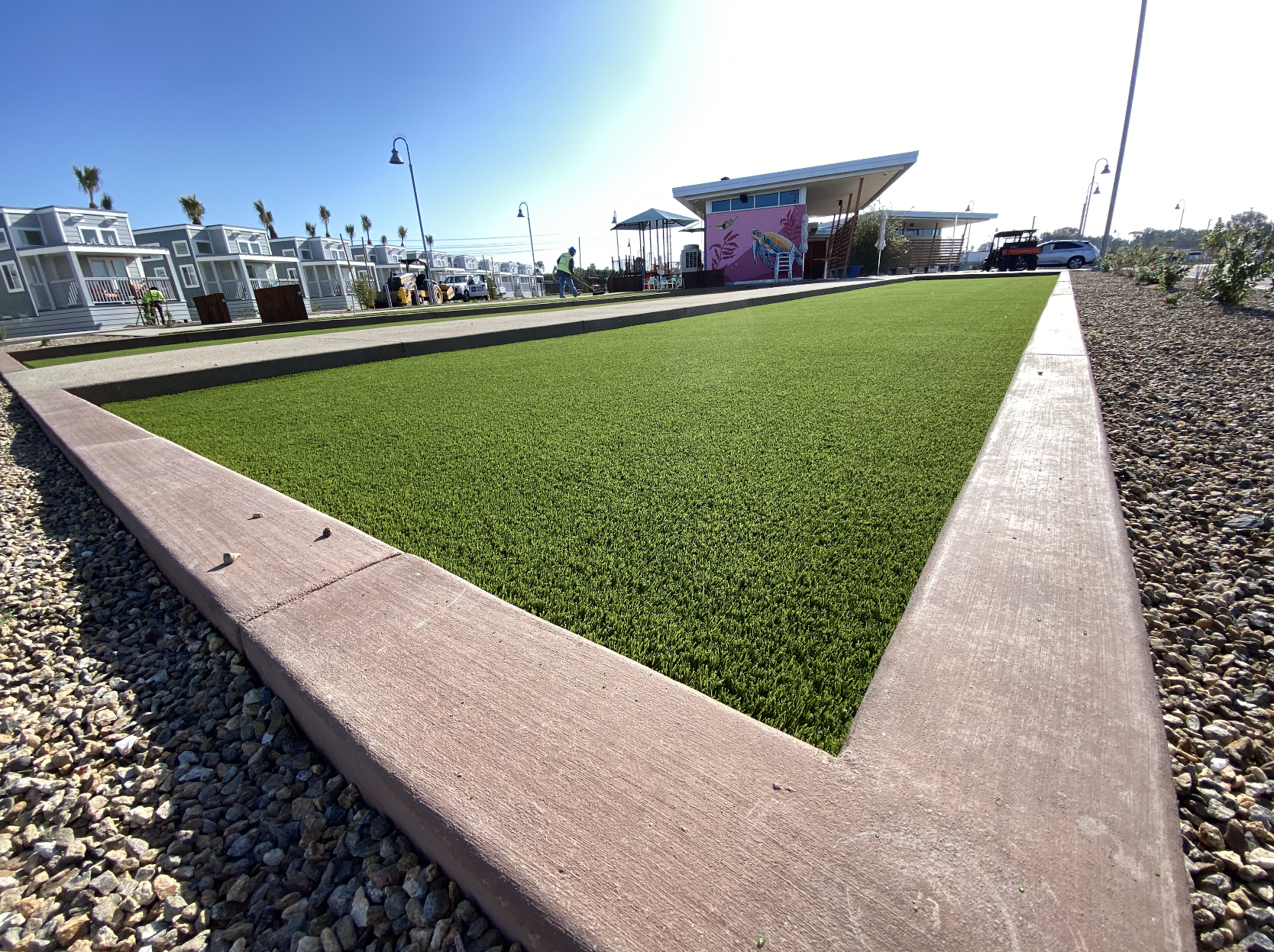 DallasBocceBall SYNLawn Dallas Bocce Ball Turf Court